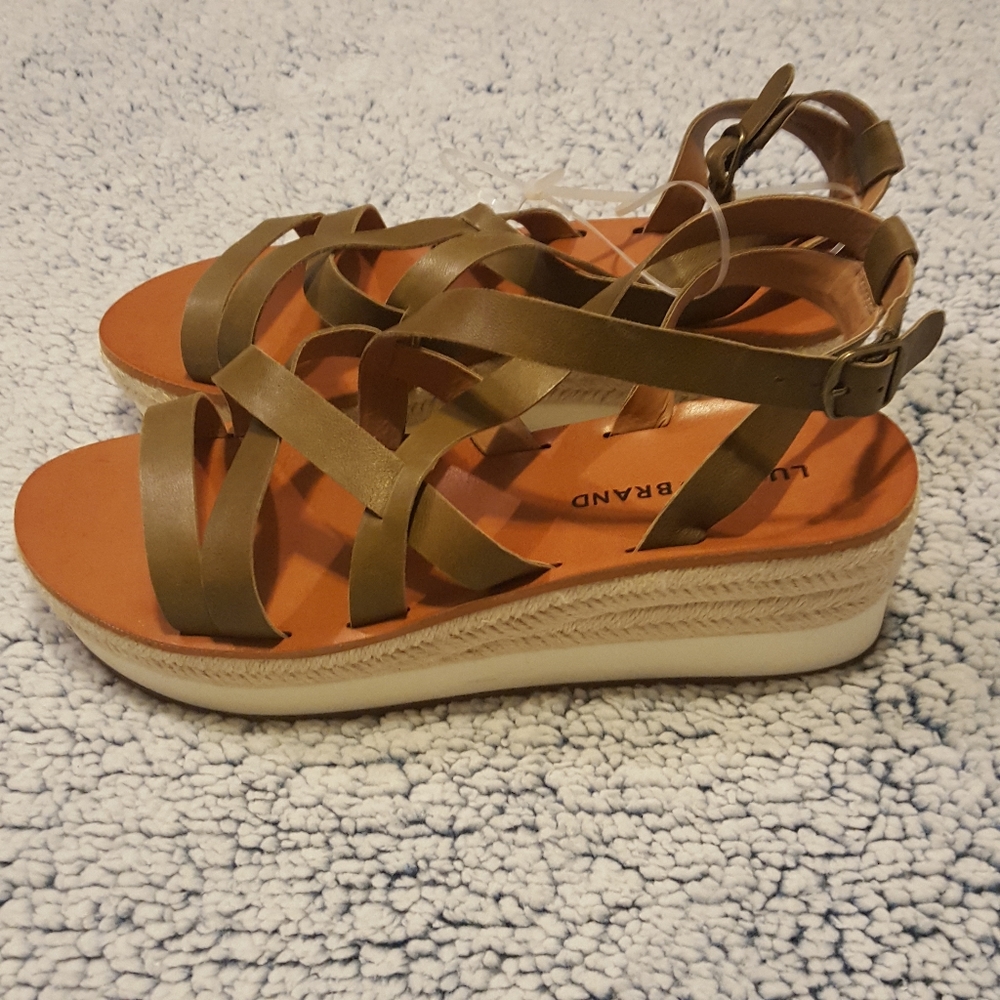 Lucky brand esparadille wedge sandals